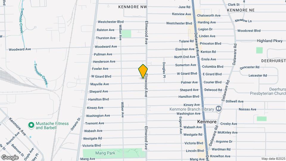 2668 Elmwood Ave Map and Location Details