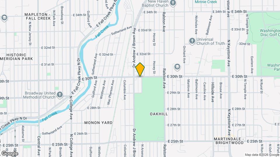 2968 N Arsenal Ave Map and Location Details