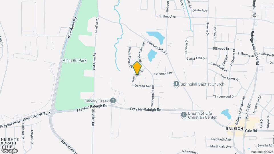 3724 Wolf Trail Dr Map and Location Details