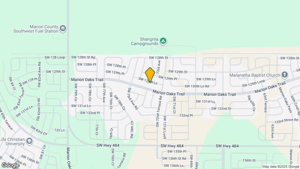 7370 SW 129th Ln Map and Location Details