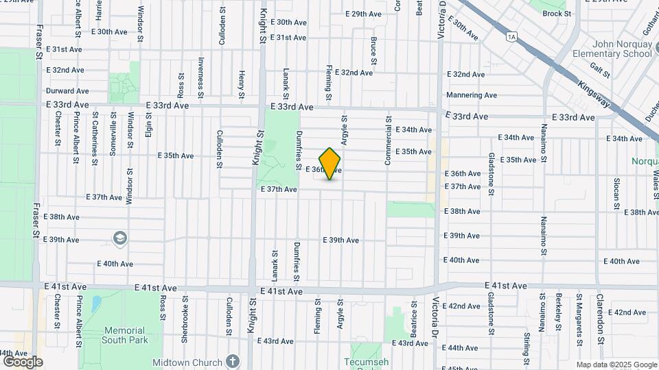 1651 37th Av E Map and Location Details