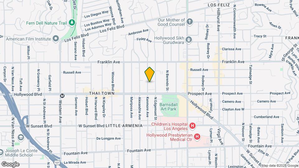 1736 Kenmore Ave Mapa y Detalles de la Ubicación