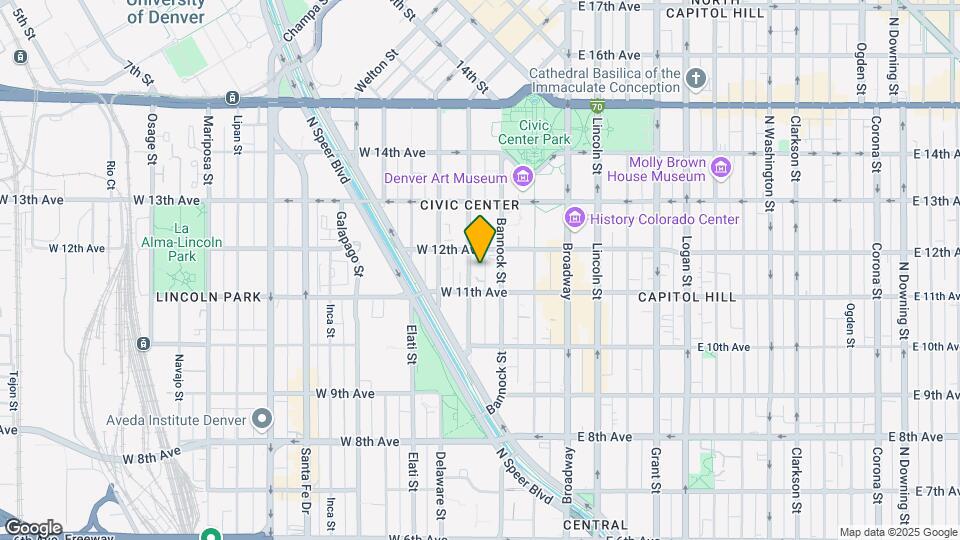 1140 Cherokee St Map and Location Details