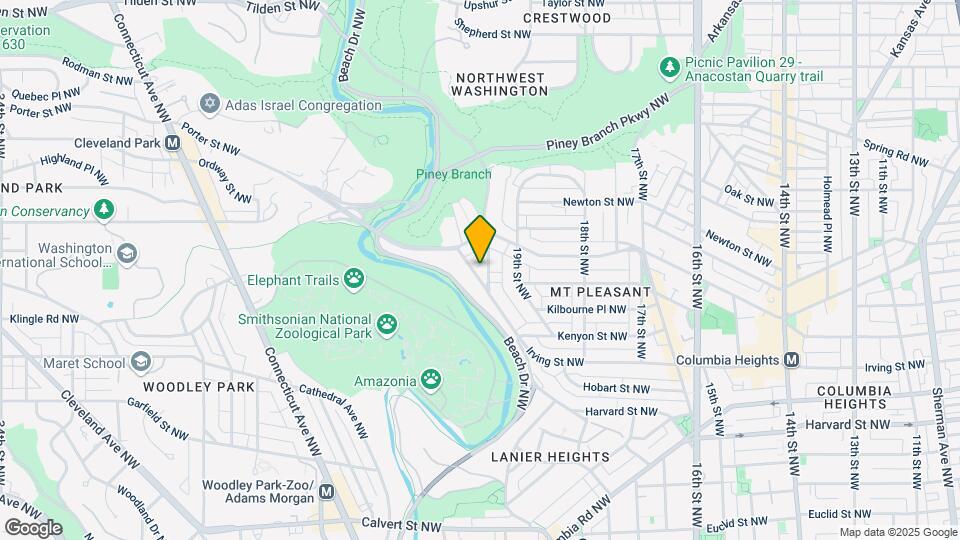 3211 Adams Mill Rd NW Map and Location Details
