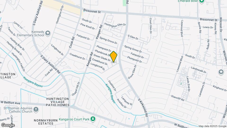 11910 Green Glade Dr Map and Location Details