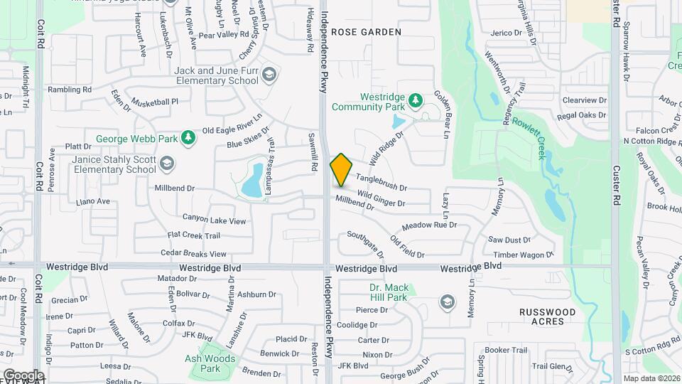 9929 Wild Ginger Dr Map and Location Details