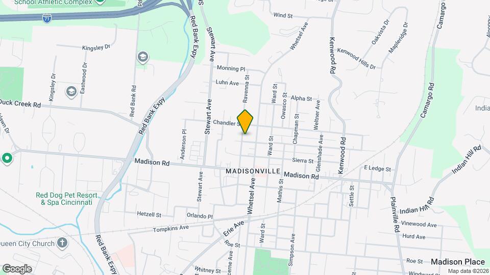 5206 Ravenna St Mapa y Detalles de la Ubicación