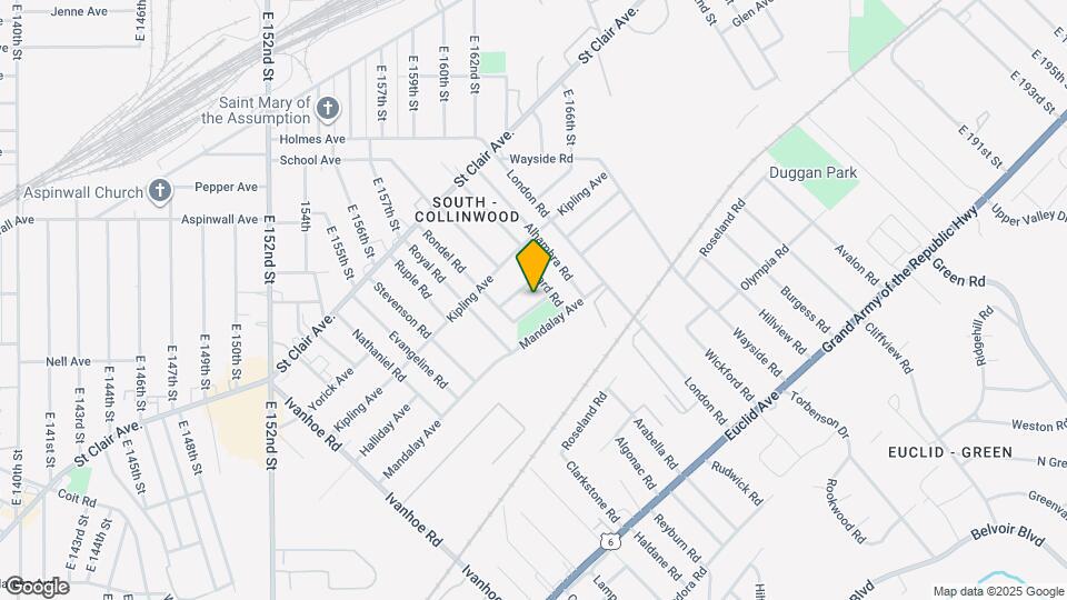 16403 Pomeroy Ave Map and Location Details