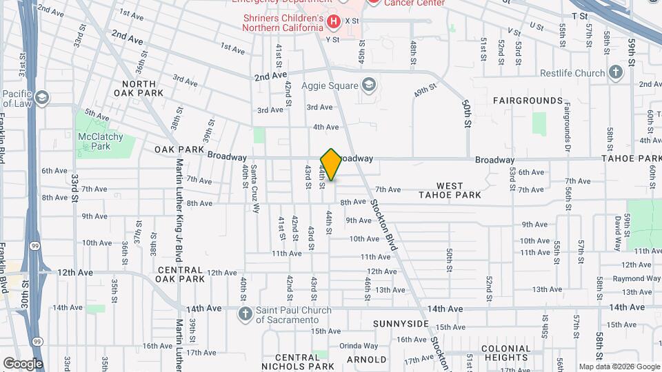 3138 San Diego Way Map and Location Details