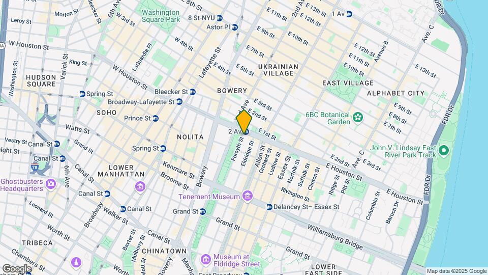 212 Forsyth St Mapa y Detalles de la Ubicación