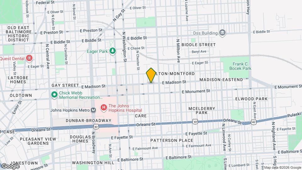 2213 E Madison St Map and Location Details