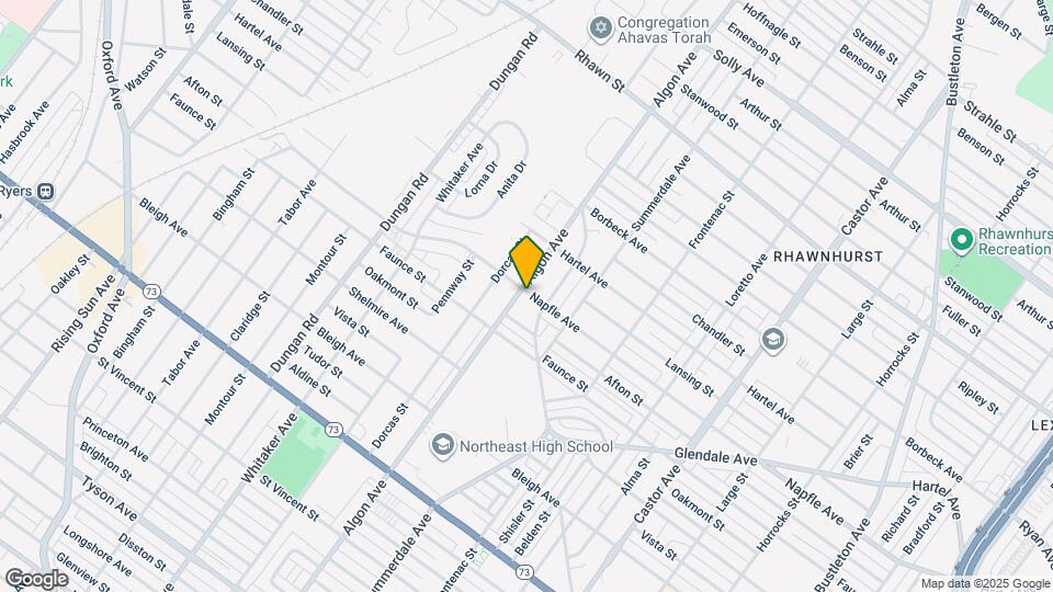 7631 Algon Ave Map and Location Details