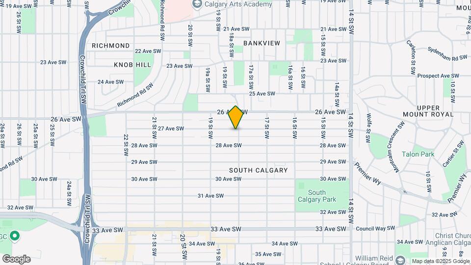 1905 27 Av SW Map and Location Details