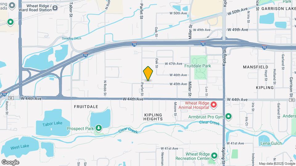 10945 W 45th Ave Map and Location Details