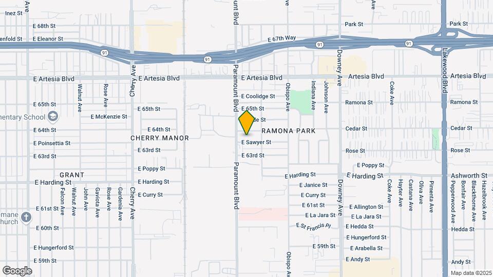 2833 E Sawyer St Map and Location Details
