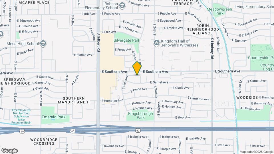 2249 E Gable Ave Map and Location Details