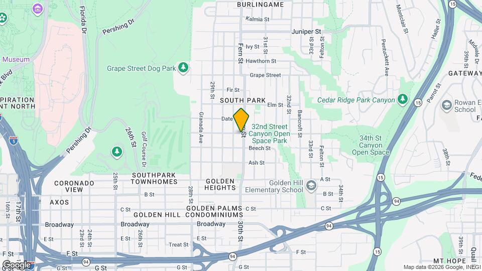 1540 Fern St Map and Location Details