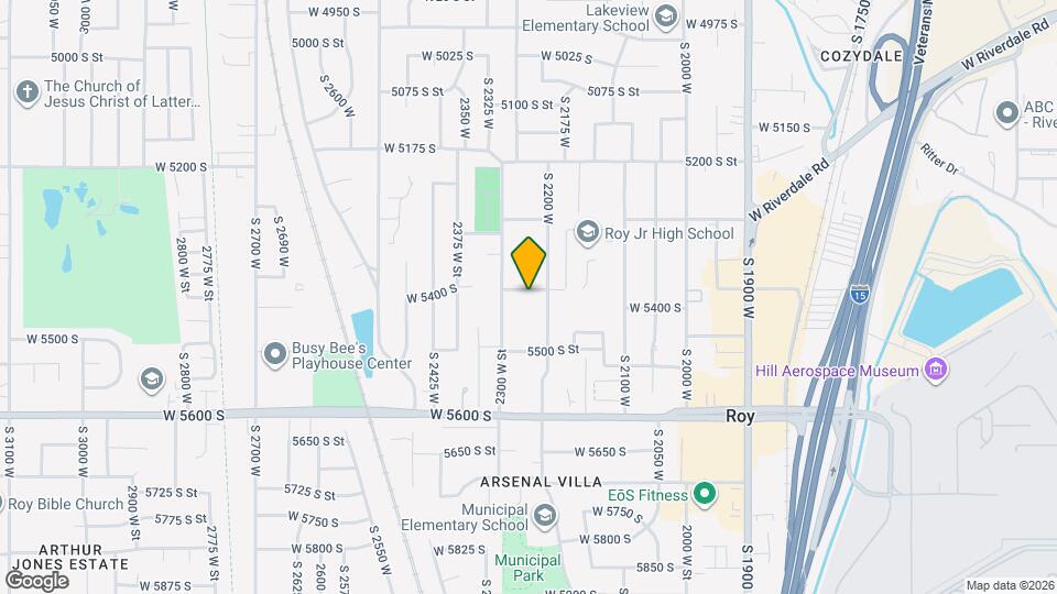 2241 W 5400 S Map and Location Details