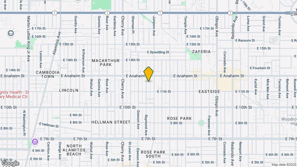 1134 Raymond Ave Map and Location Details
