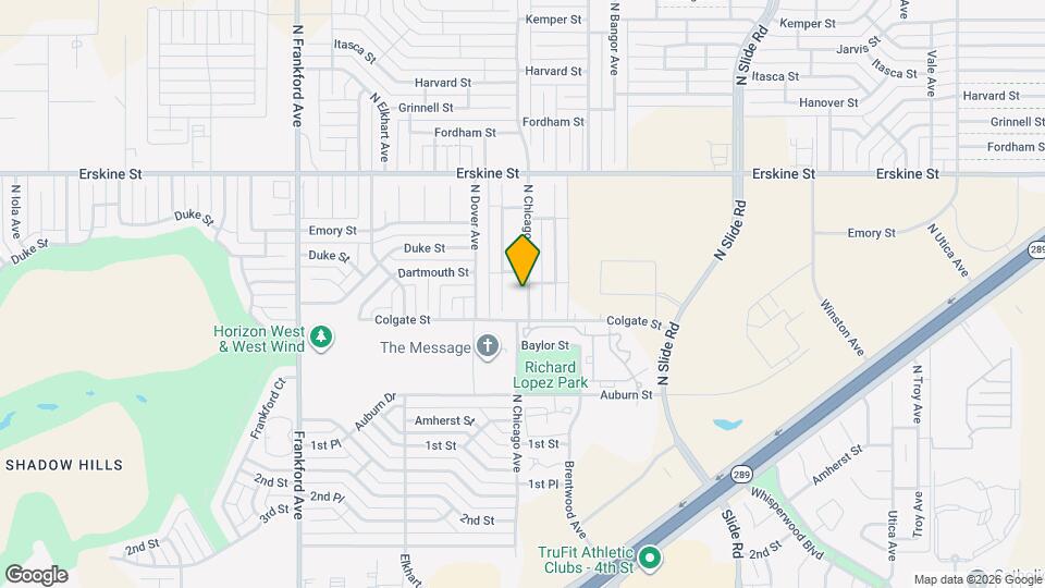 309 N Chicago Ave, Unit B Map and Location Details