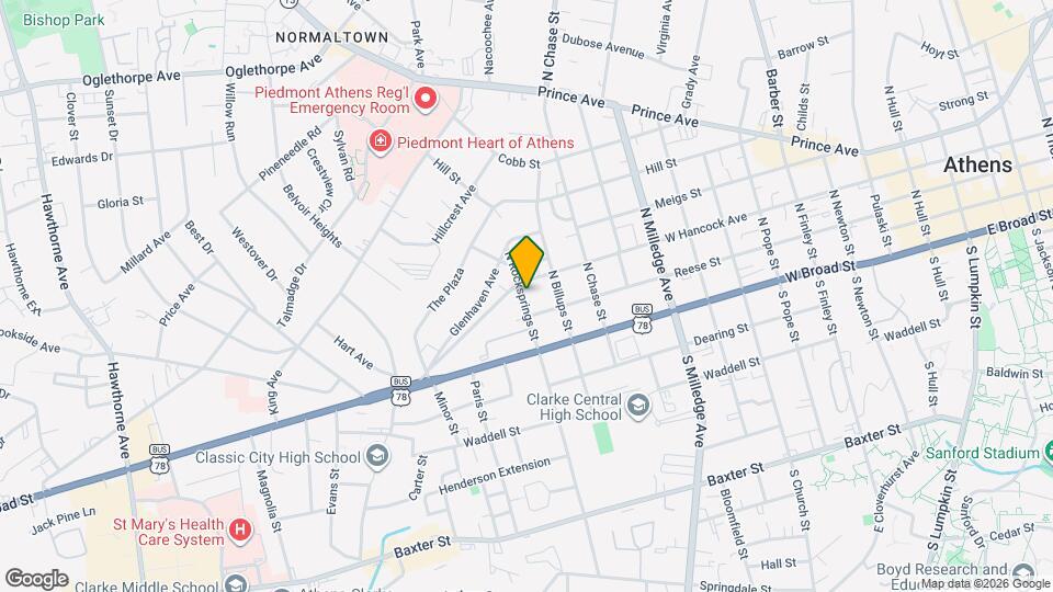 274 N Rocksprings St Map and Location Details