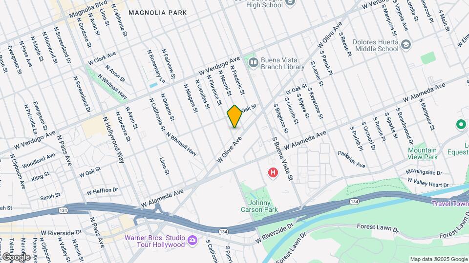 124 N Florence St Map and Location Details