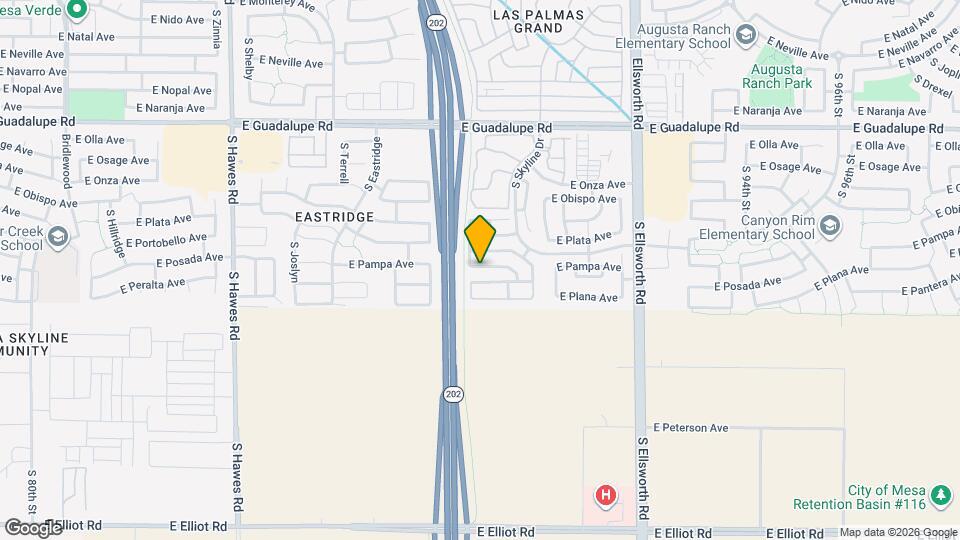 8843 E Pampa Ave Mapa y Detalles de la Ubicación
