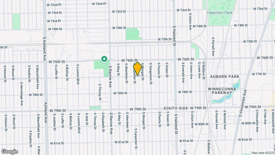1017 W 77th St Map and Location Details