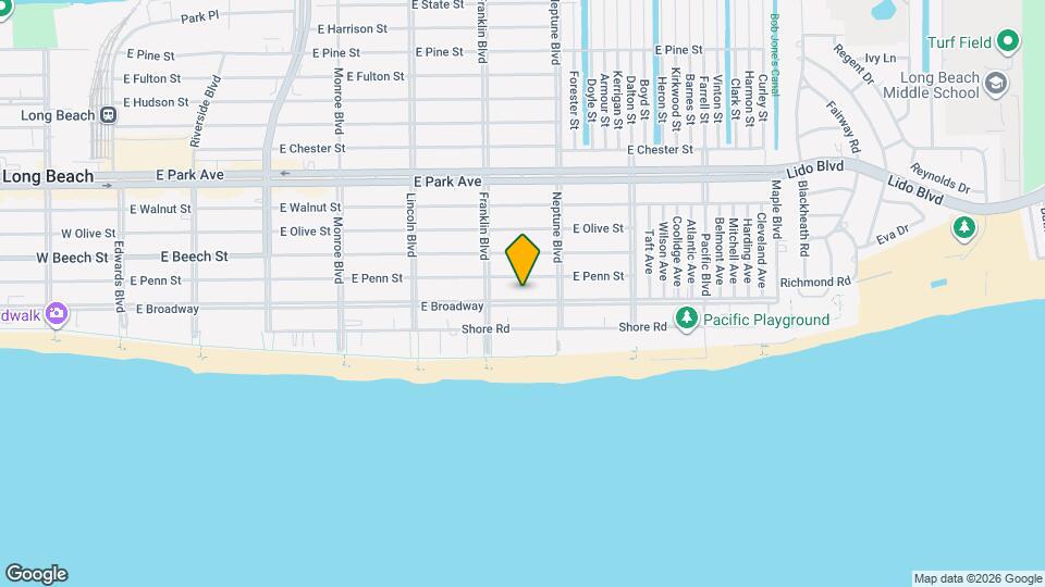 537 E Broadway Mapa y Detalles de la Ubicación