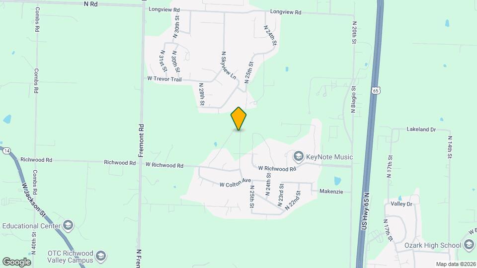 2123 N 26th St Map and Location Details