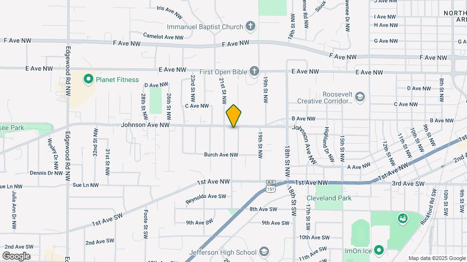 2015 Johnson Ave NW Map and Location Details