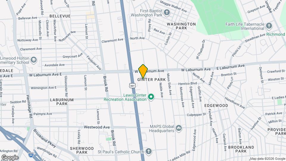 3612 Hawthorne Ave, Unit 1 Mapa y Detalles de la Ubicación