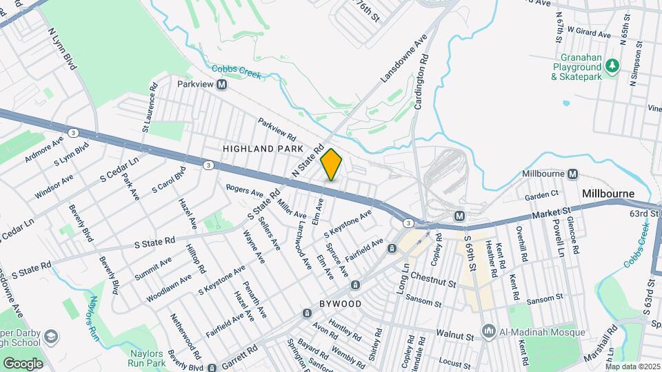 7313 West Chester Pike Map and Location Details