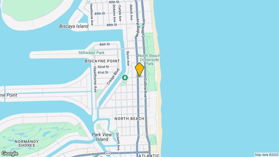 8041 Harding Ave Map and Location Details