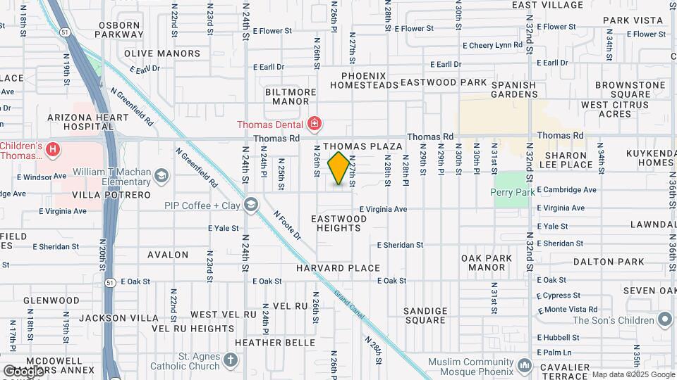 2701 N 26th Pl Map and Location Details