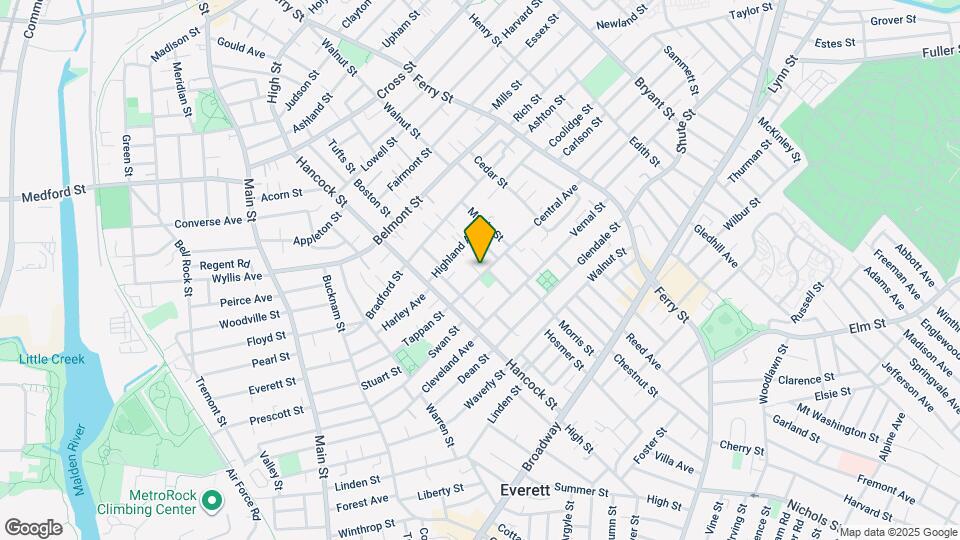 40 Central Ave Mapa y Detalles de la Ubicación