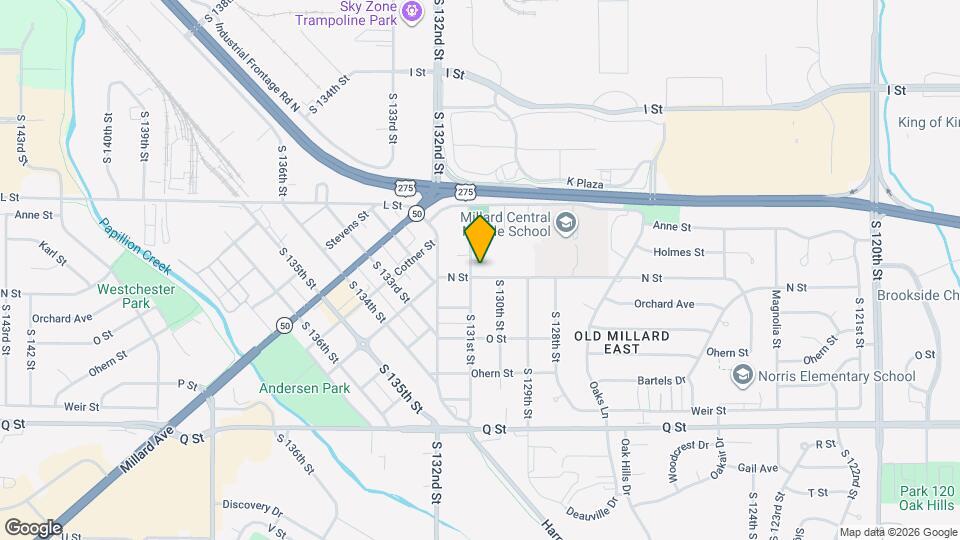 13030 N St Map and Location Details