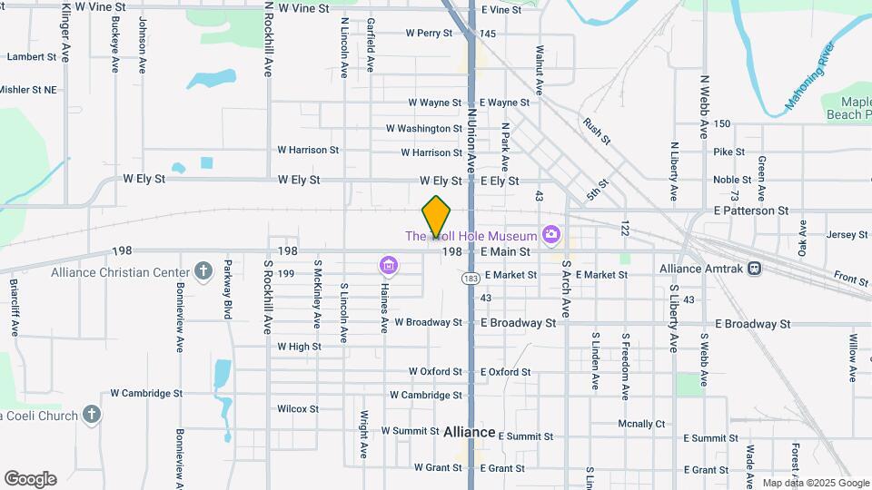 115 W Main St Map and Location Details