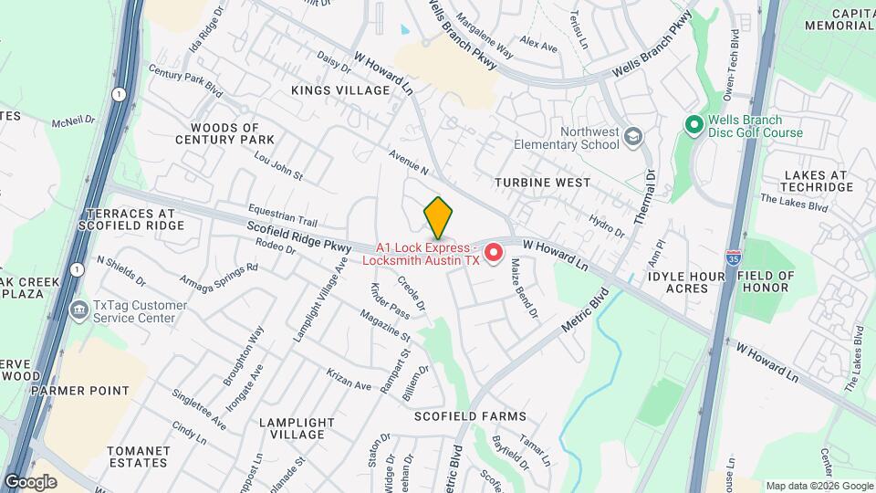 1900 Scofield Ridge Pkwy, Unit 3101 Map and Location Details