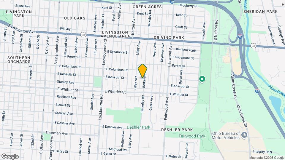 1081 Berkeley Rd Mapa y Detalles de la Ubicación