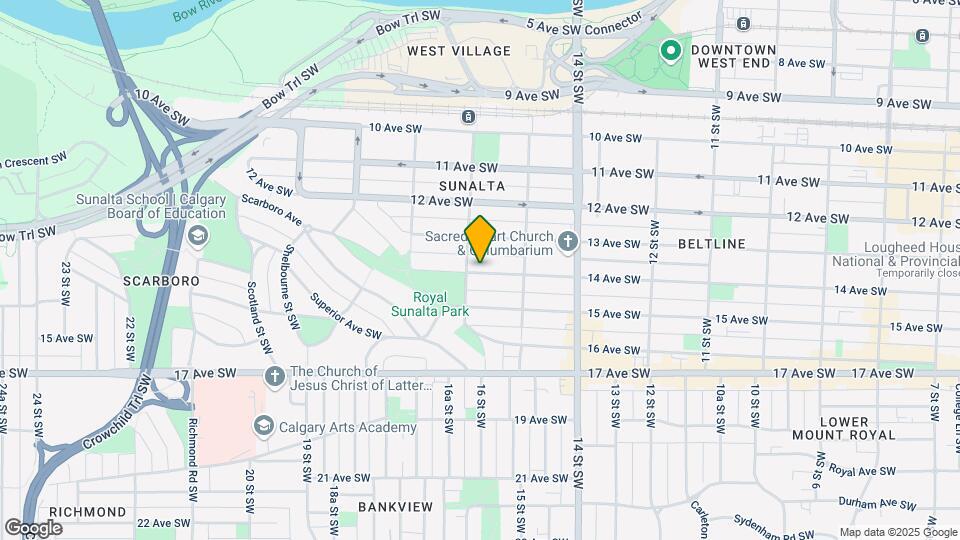 1636 14th Ave SW Map and Location Details