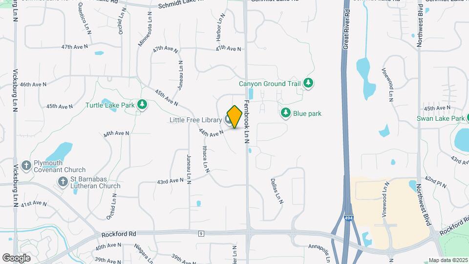 14325 44th Ave N Map and Location Details