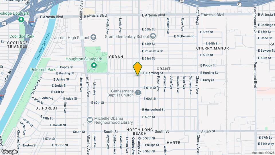 6171 Orange Ave Map and Location Details