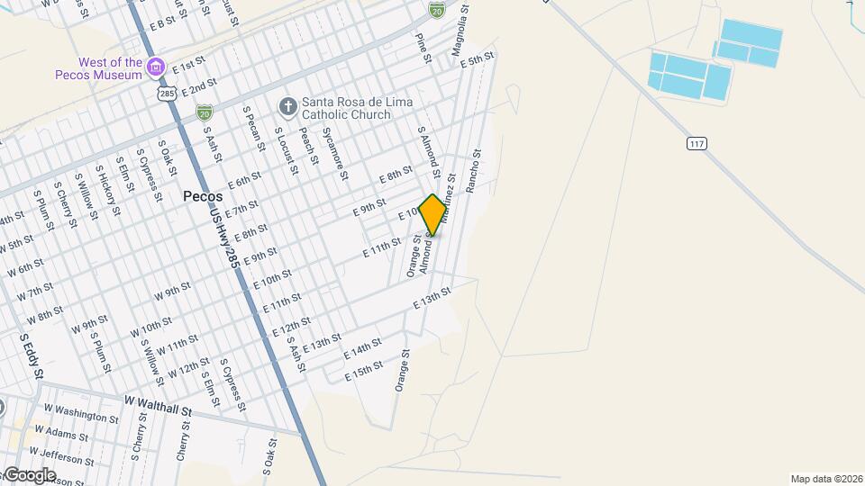 1023 Martinez St Mapa y Detalles de la Ubicación