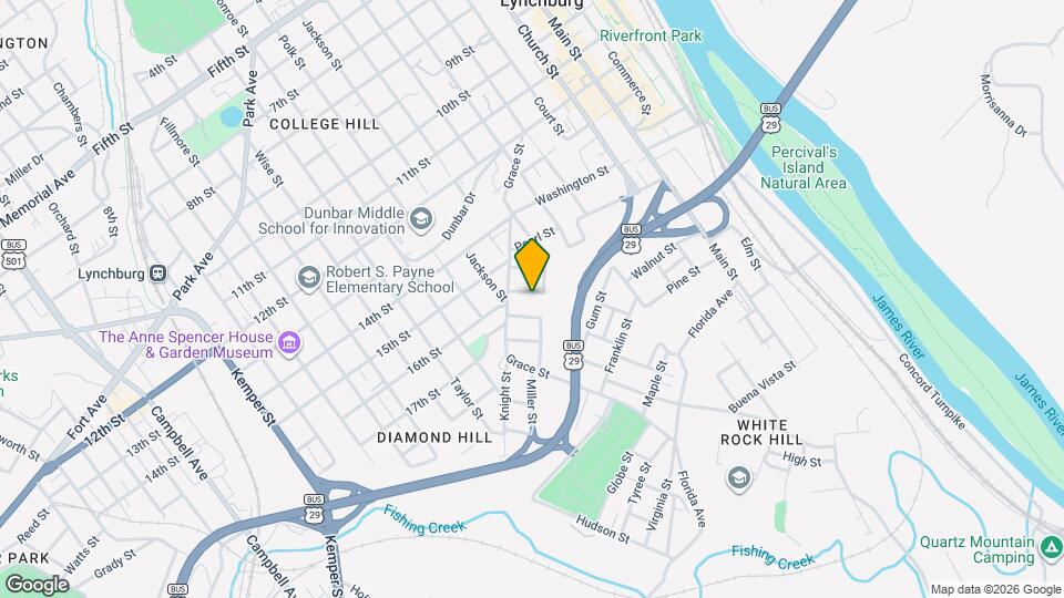 1812 Laurel St Map and Location Details