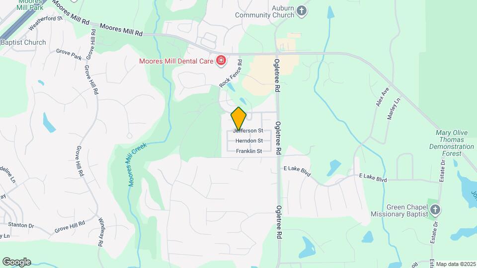 2162 Jefferson St Map and Location Details