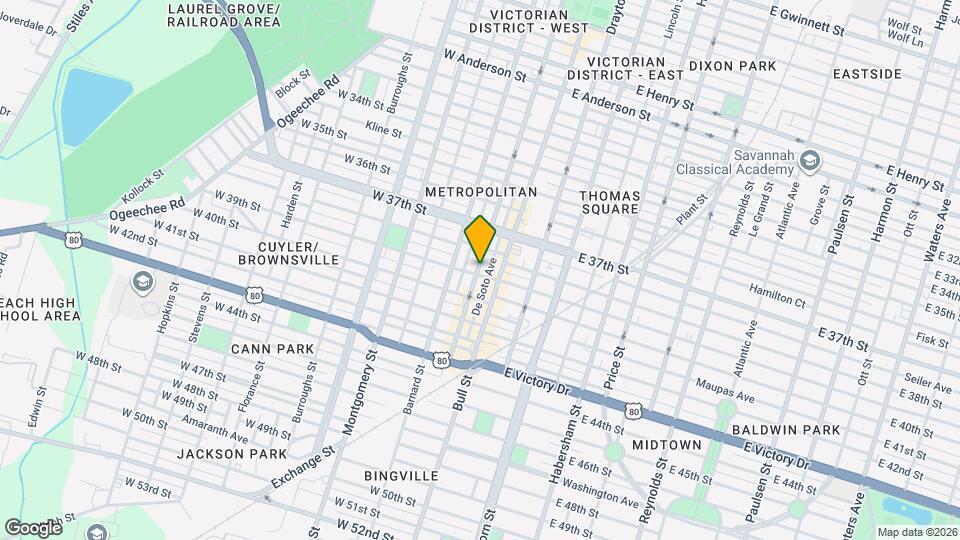 2236 Whitaker St Map and Location Details