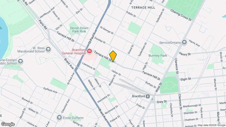 152 Terrace Hill St Map and Location Details