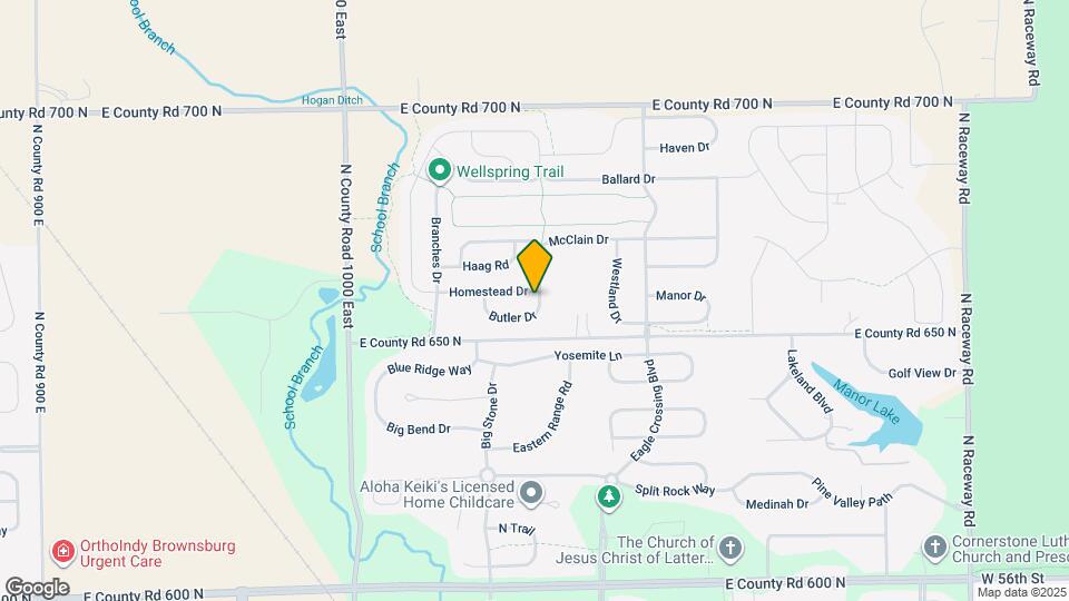 10383 Homestead Dr Map and Location Details