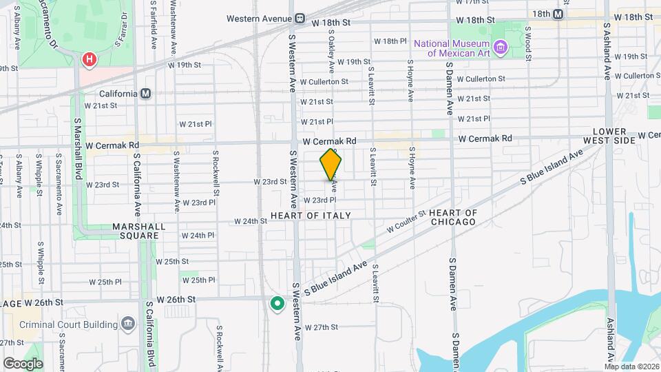 2306 S Oakley Ave, Unit 2 Mapa y Detalles de la Ubicación